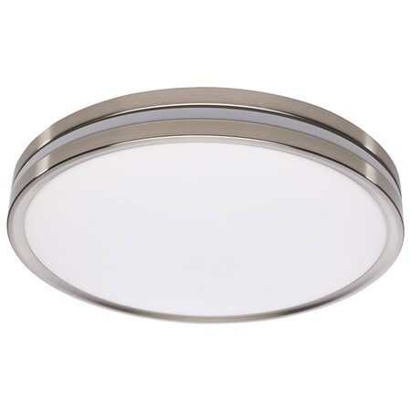 Nuvo 15 Inch Surface Mount with Night Light, 5 CCT Selectable, Brushed Nickel Finish 62/1692